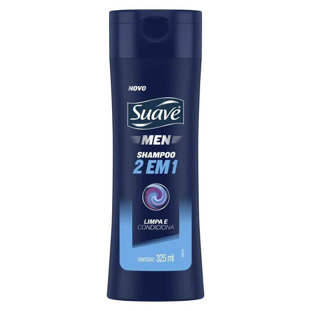 Shampoo 2 em 1 Limpa e Condiciona Suave Men 325ml - Shopmano