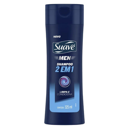 Shampoo 2 em 1 Limpa e Condiciona Suave Men 325ml - Shopmano