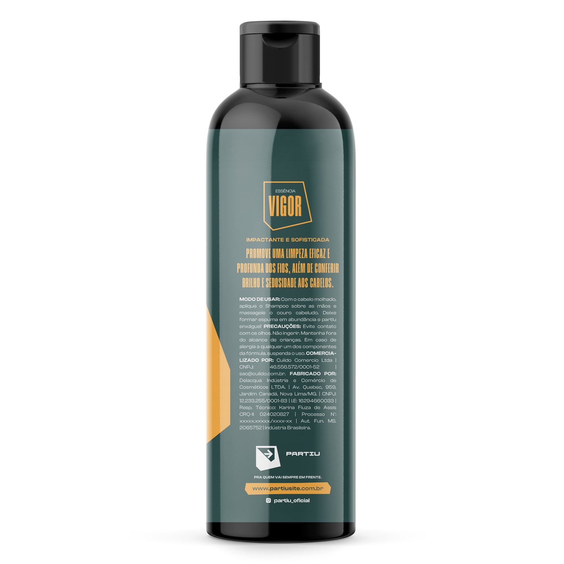 Shampoo para Cabelo Masculino Vigor Partiu 200ml - Shopmano