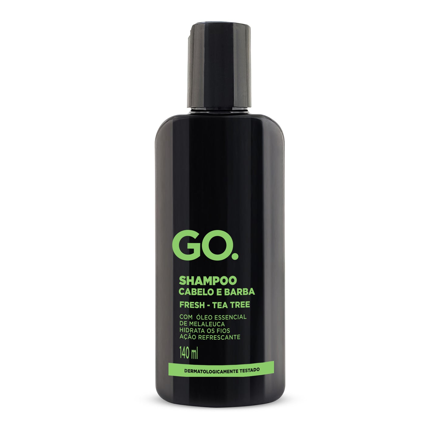 Shampoo para Barba e Cabelo Tea Tree Go Man 140ml