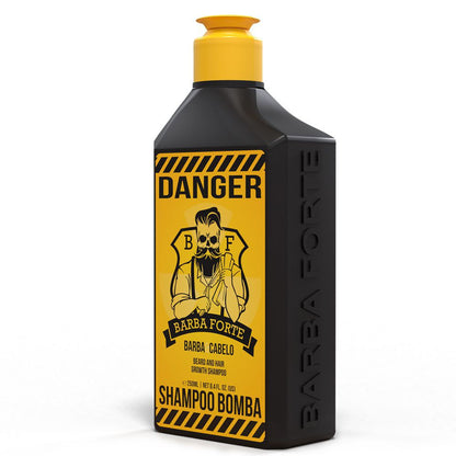 Shampoo Bomba Barba e Cabelo Danger Barba Forte 250ml - Shopmano