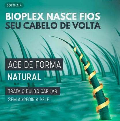 Tônico Capilar Anti Queda E Calvície Bioplex Nasce Fios 60ml - Shopmano