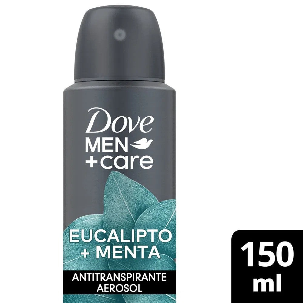 Desodorante Aerosol Eucalipto e Menta Dove Men Care 150ml - Shopmano