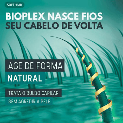 Softhair Kit Bioplex Nasce Fios: Shampoo 300ml E Tônico 60ml - Shopmano