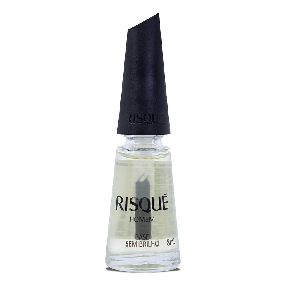 Esmalte Base Semibrilho Risqué Homem 8ml - Shopmano