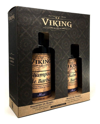 Kit de Barba Shampoo e Balm Mar Viking
