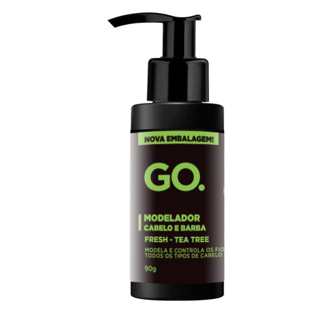 Modelador para Barba e Cabelo Tea Tree Go Man 90g - Shopmano