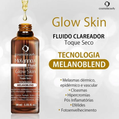 Fluido Uniformizador Facial Melannox Fluid Glow Skin 30ml