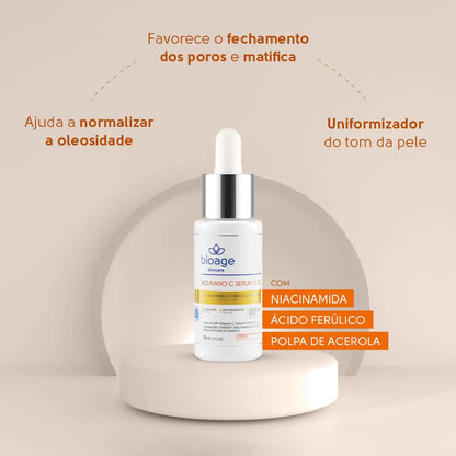 Sérum Facial com Vitamina C Bio-Nano C Bioage 30ml