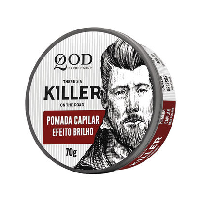 Pomada de Cabelo Killer Efeito Brilho QOD 70g - Shopmano