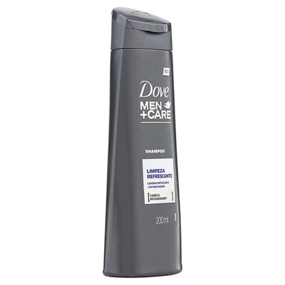 Shampoo Limpeza Refrescante Dove Men Care 200ml - Shopmano