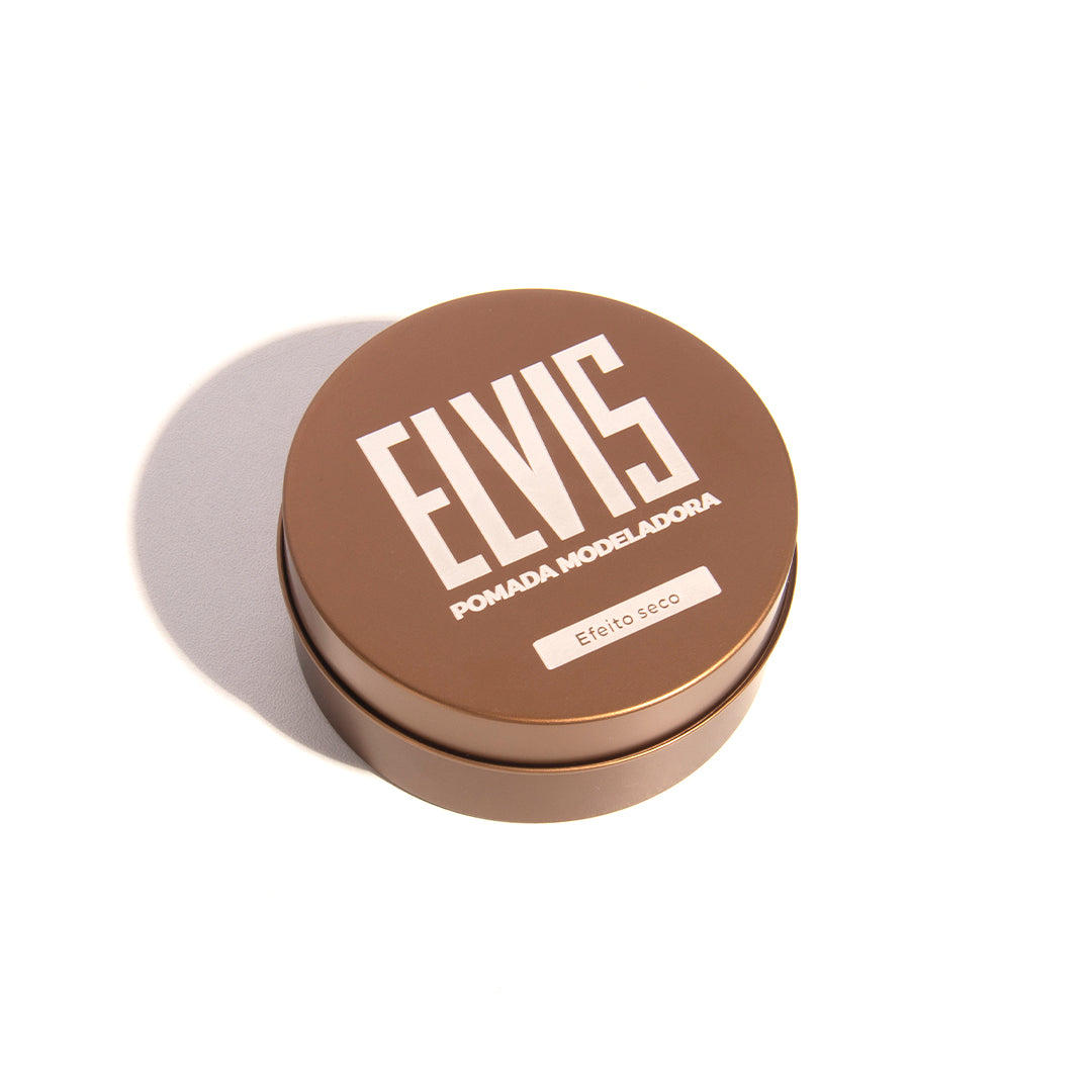 Pomada Modeladora Efeito Seco Elvis Presley Viking 80g - Shopmano