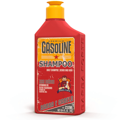 Shampoo Cabelo e Barba Gasoline Premium Barba Forte 250ml - Shopmano