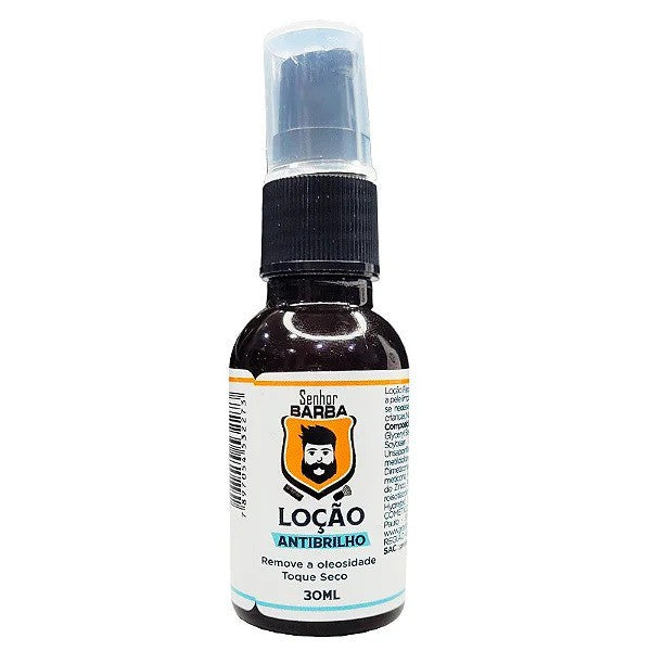 Loção Facial Antibrilho com Toque Seco Senhor Barba 30ml - Shopmano