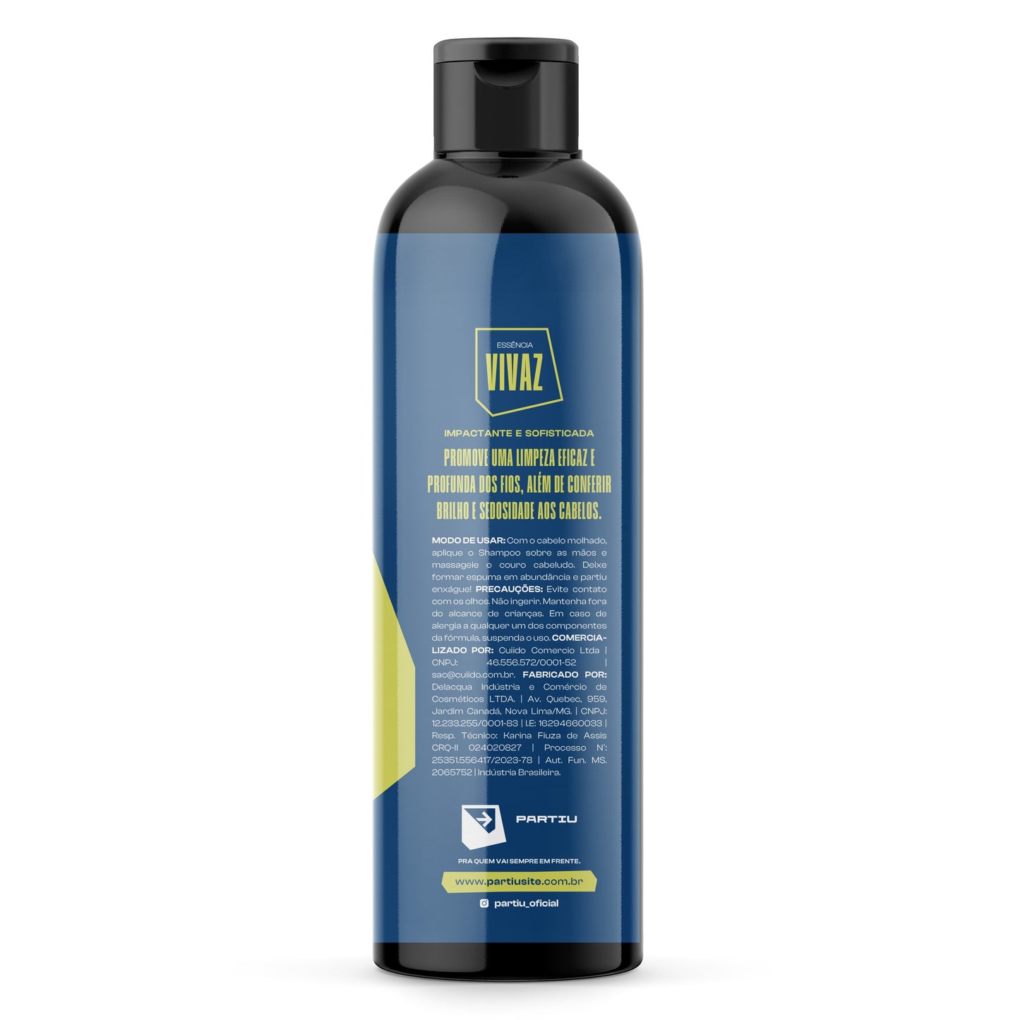 Shampoo para Cabelo Masculino Vivaz Partiu 200ml - Shopmano