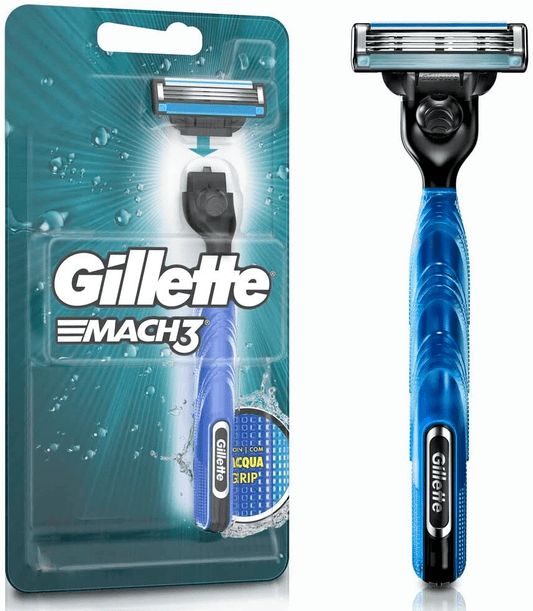 Aparelho de Barbear Gillette Mach3 Acqua Grip