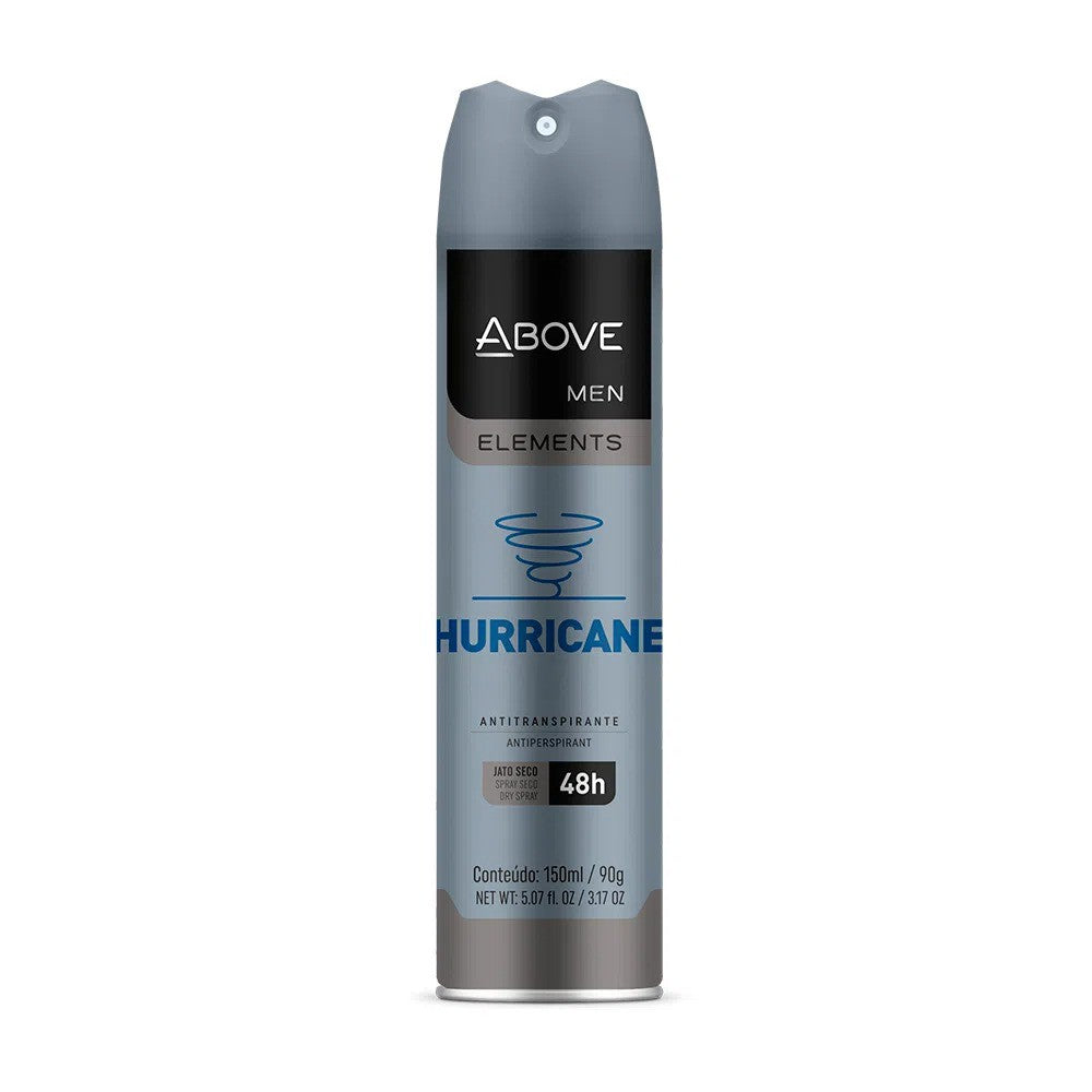 Desodorante Antitranspirante Above Men Hurricane 150ml - Shopmano