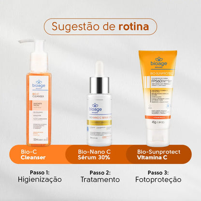 Sérum Facial com Vitamina C Bio-Nano C Bioage 30ml