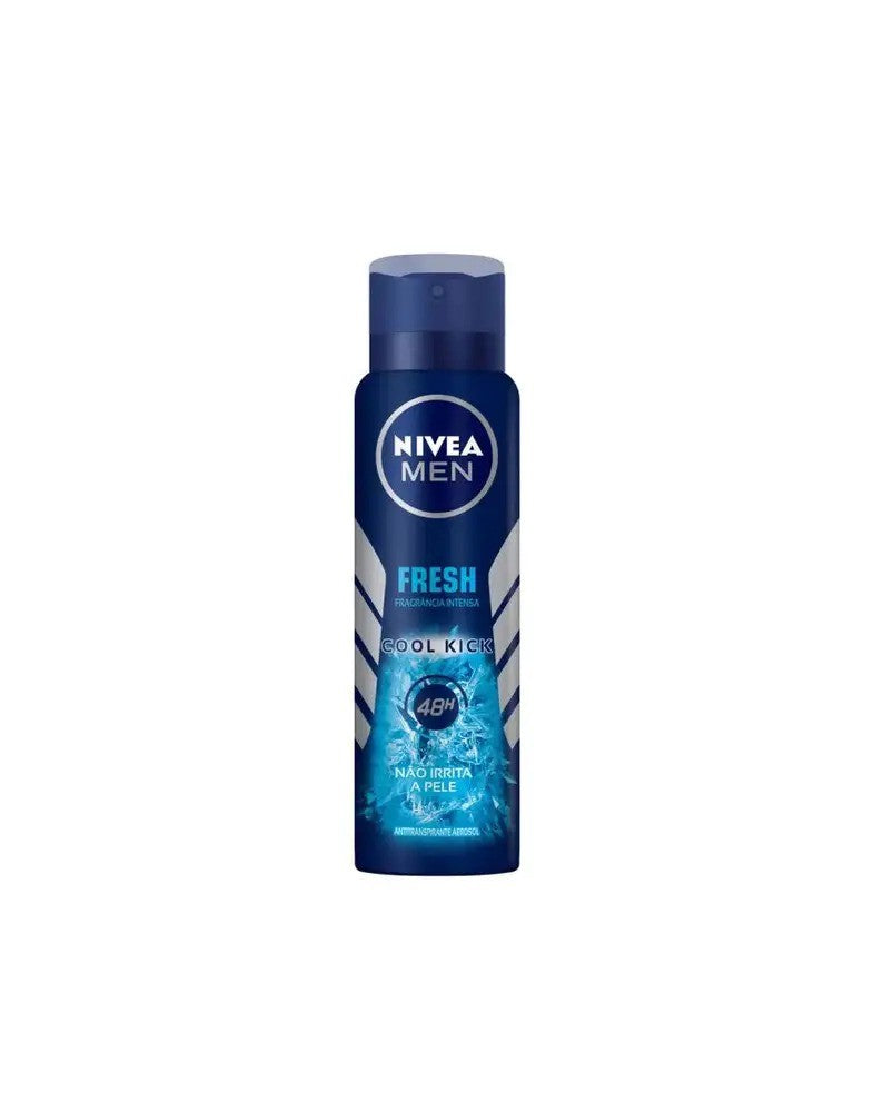 Desodorante Aerosol Cool Kick Nivea Men 150ml - Shopmano