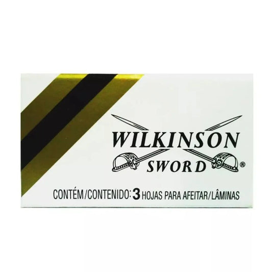 Lâminas de Barbear Wilkinson Sword com 3 Unidades