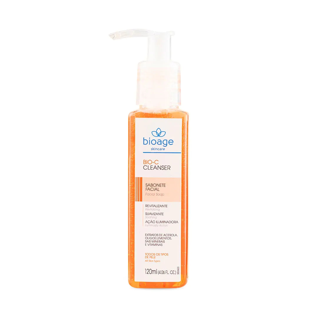 Sabonete Facial com Vitamina C Bio-C Cleanser Bioage 120ml