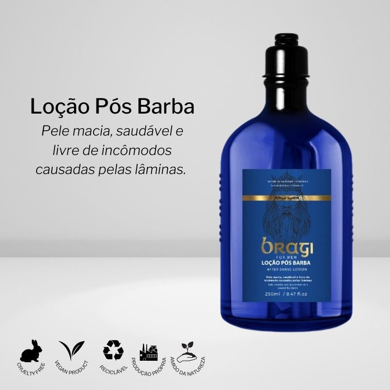 Loção Pós Barba Em Gel Bragi For Men 250ml - Shopmano