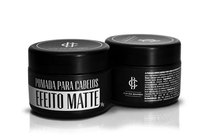 Pomada Modeladora Efeito Matte Cia Da Barba 50g - Shopmano