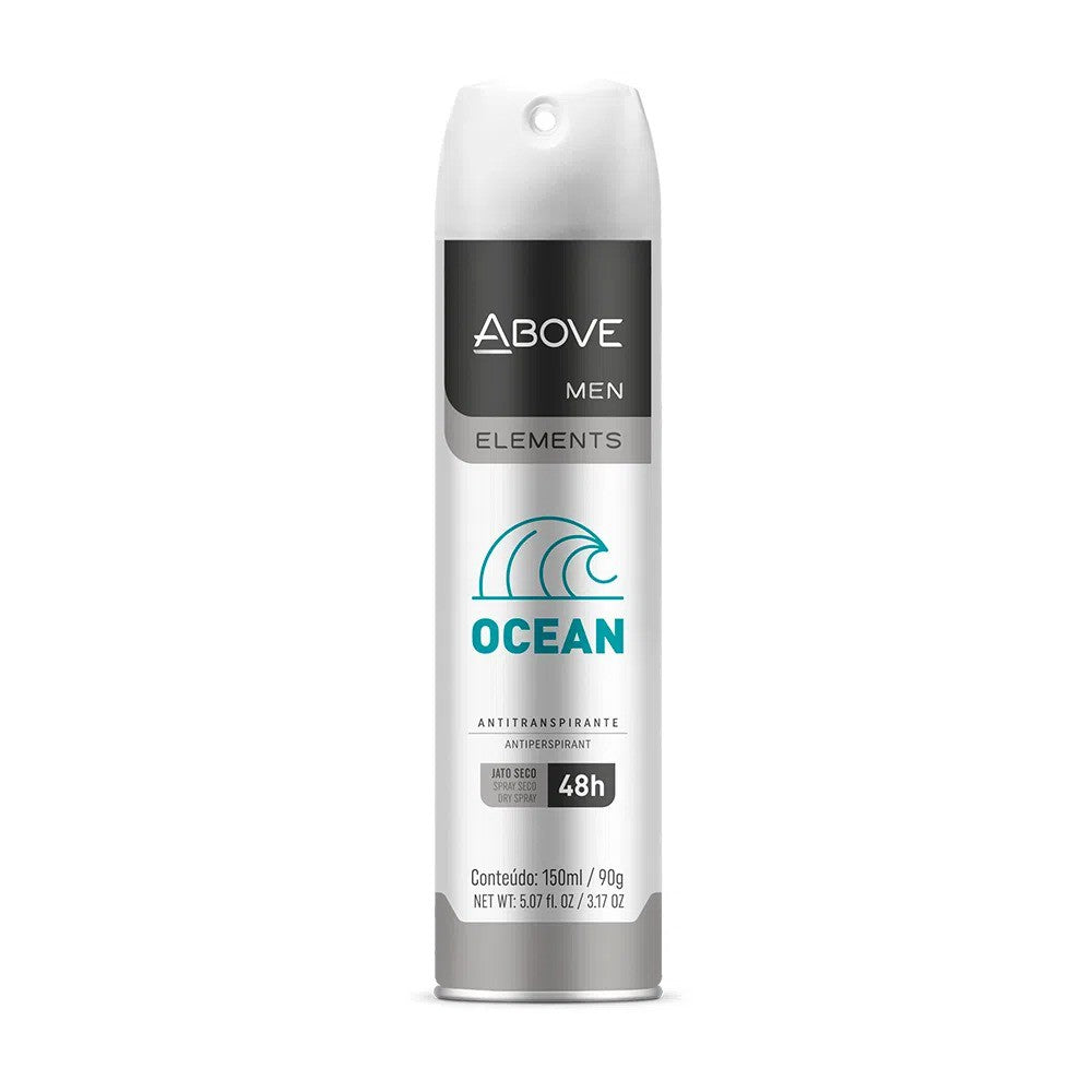 Desodorante Antitranspirante Above Men Ocean 150ml - Shopmano