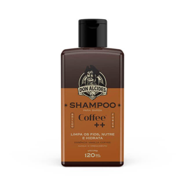 Shampoo para Barba Coffee Don Alcides 120ml - Shopmano