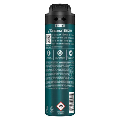 Desodorante Men Invisible Aerosol Rexona 150ml - Shopmano