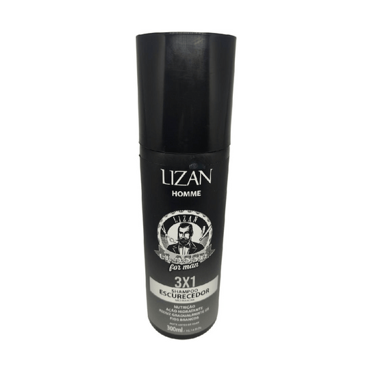 Shampoo Escurecedor Cabelos Grisalhos Classic Lizan 300ml - Shopmano