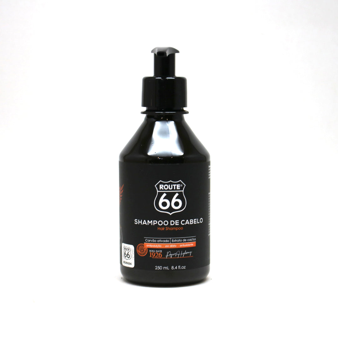 Shampoo de Cabelo Carvão Ativado Route 66 Viking 500ml - Shopmano