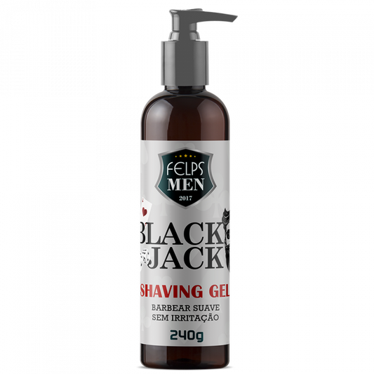 Shaving Gel Para Barbear Black Jack Felps Men 240g