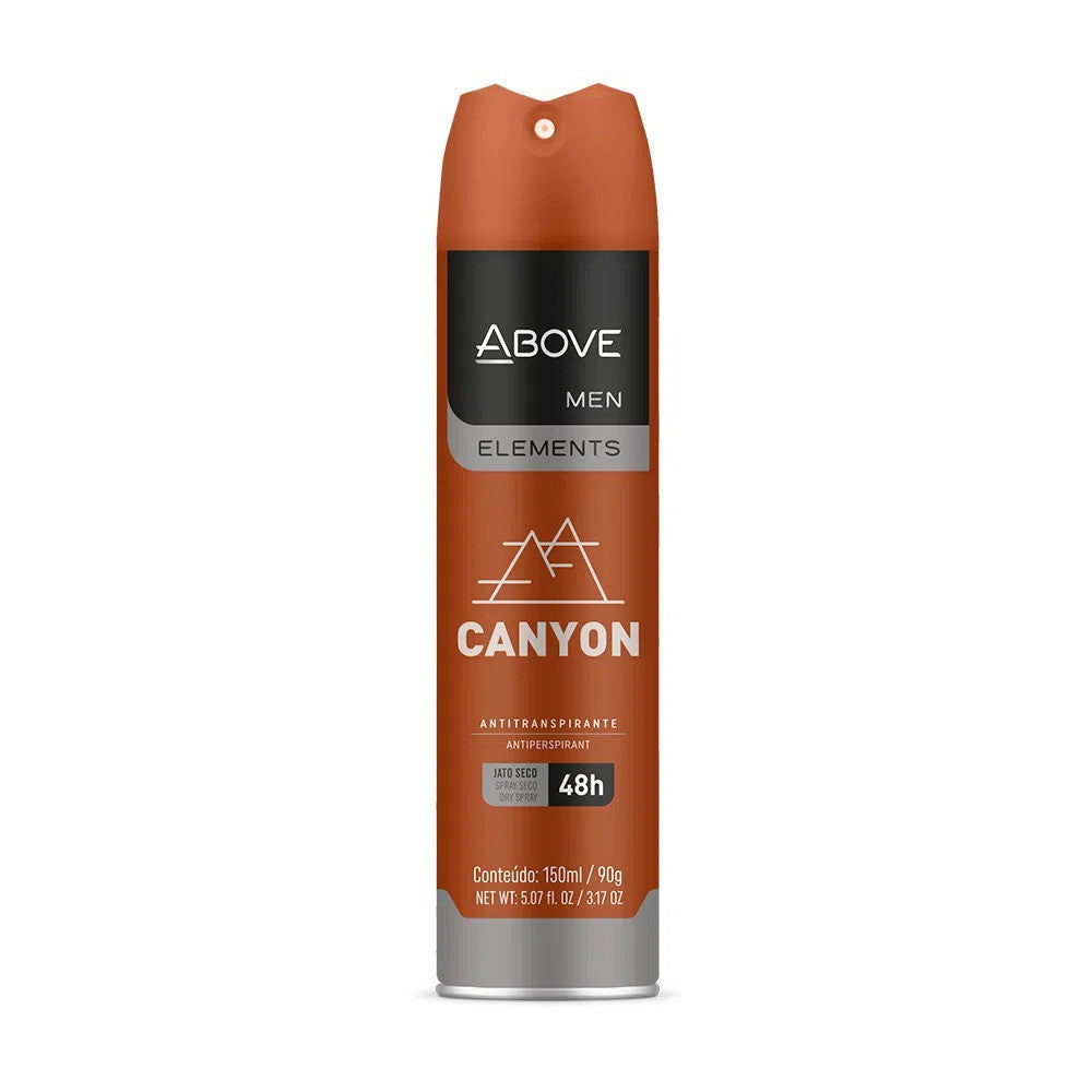 Desodorante Above Men Elements Canyon Aerosol 150ml - Shopmano