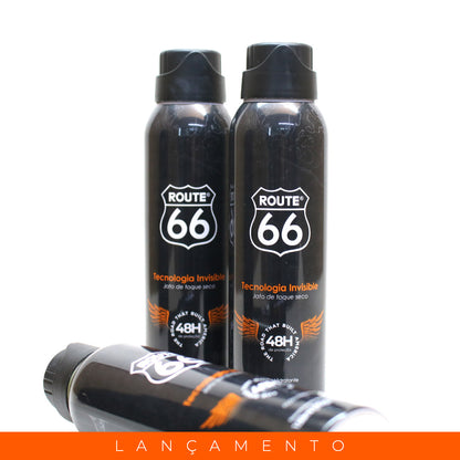 Pack 2 Desodorantes 48h Invisible Route 66 Viking 150ml - Shopmano