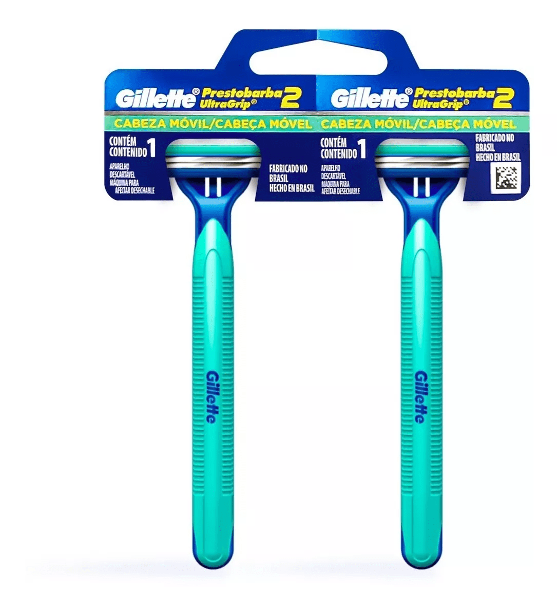 Aparelho Barbear Gillette Prestobarba Ultragrip 2 Unidades