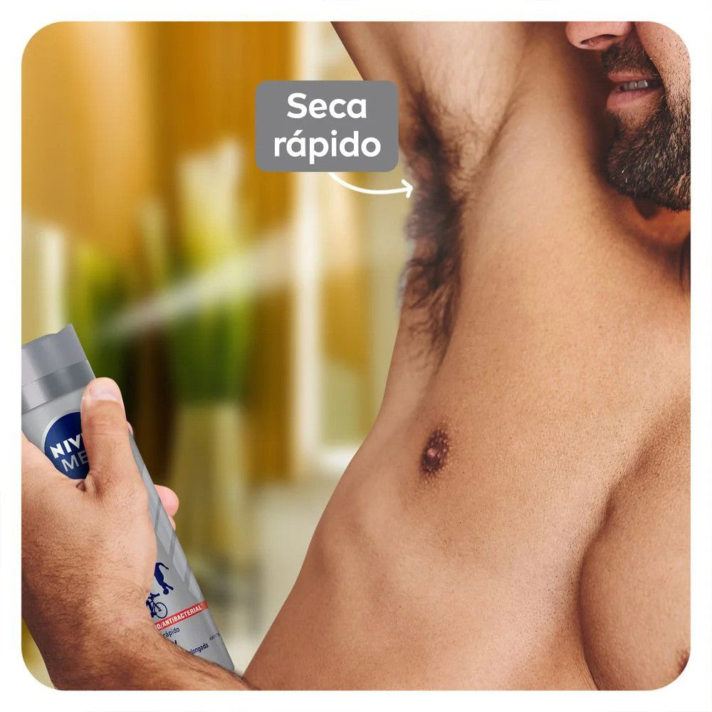 Desodorante Antitranspirante Silver Protect Nivea Men 150ml - Shopmano