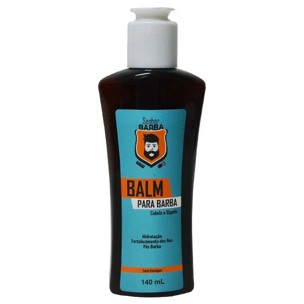 Balm Para Barba, Cabelo E Bigode Senhor Barba 140ml - Shopmano