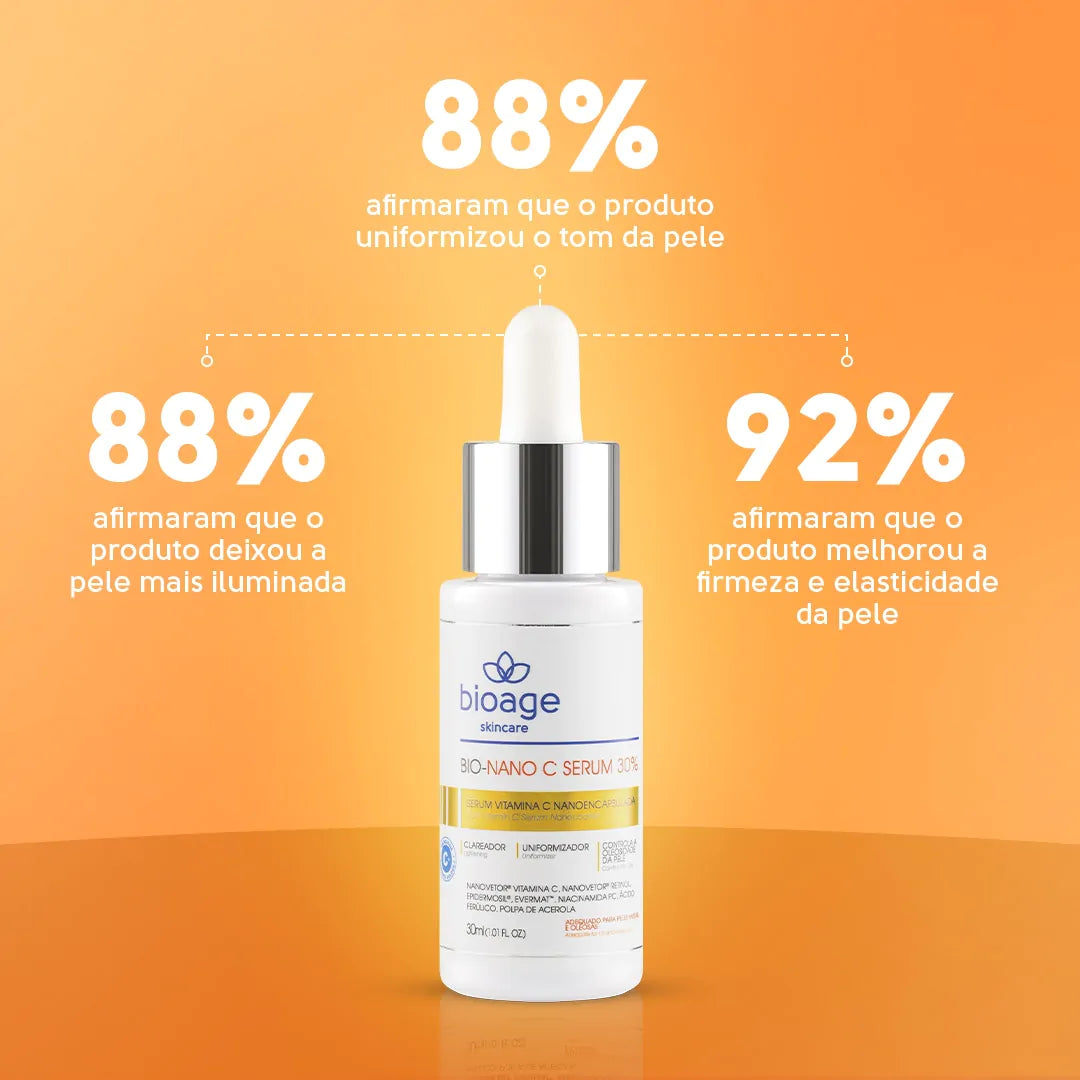 Sérum Facial com Vitamina C Bio-Nano C Bioage 30ml