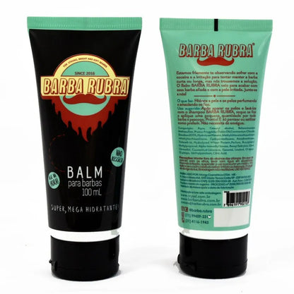 Kit Balm, Óleo E Pomada Barba Rubra