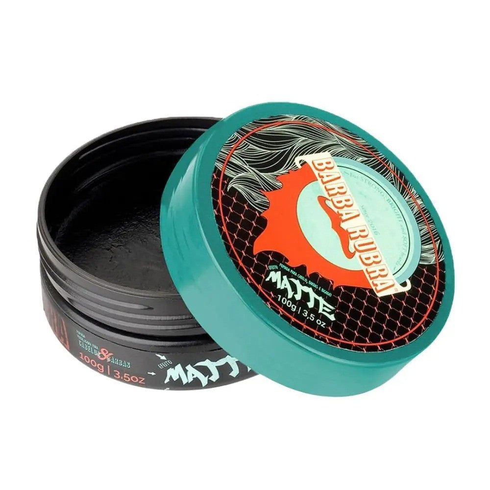 Pomada Efeito Matte para Barba e Cabelo Barba Rubra 100g - Shopmano