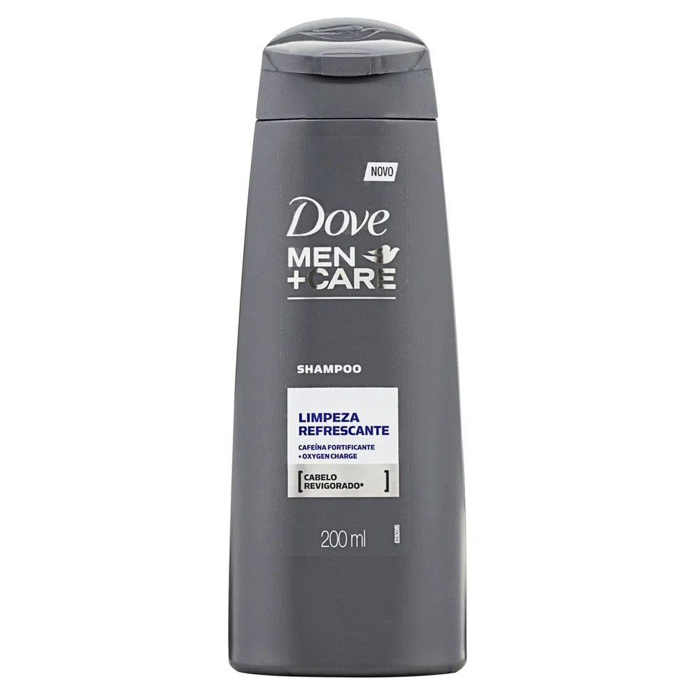 Shampoo Limpeza Refrescante Dove Men Care 200ml - Shopmano