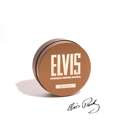 Pomada Modeladora Efeito Seco Elvis Presley Viking 80g - Shopmano