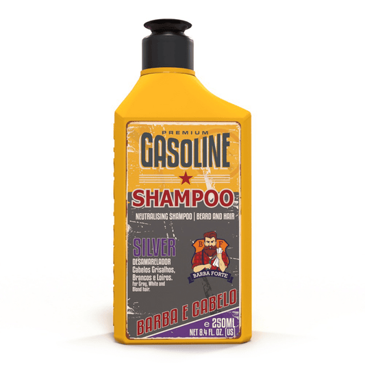Shampoo para Grisalhos Silver Gasoline Barba Forte 250ml