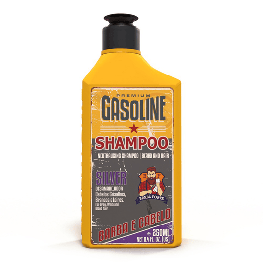 Shampoo para Grisalhos Silver Gasoline Barba Forte 250ml - Shopmano