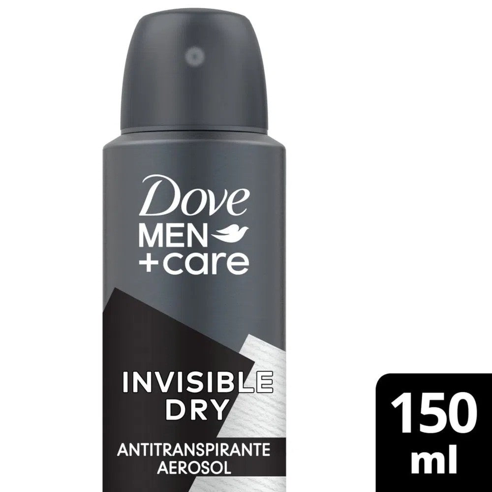 Desodorante Aerosol Invisible Dry 72h Dove Men Care 150ml - Shopmano