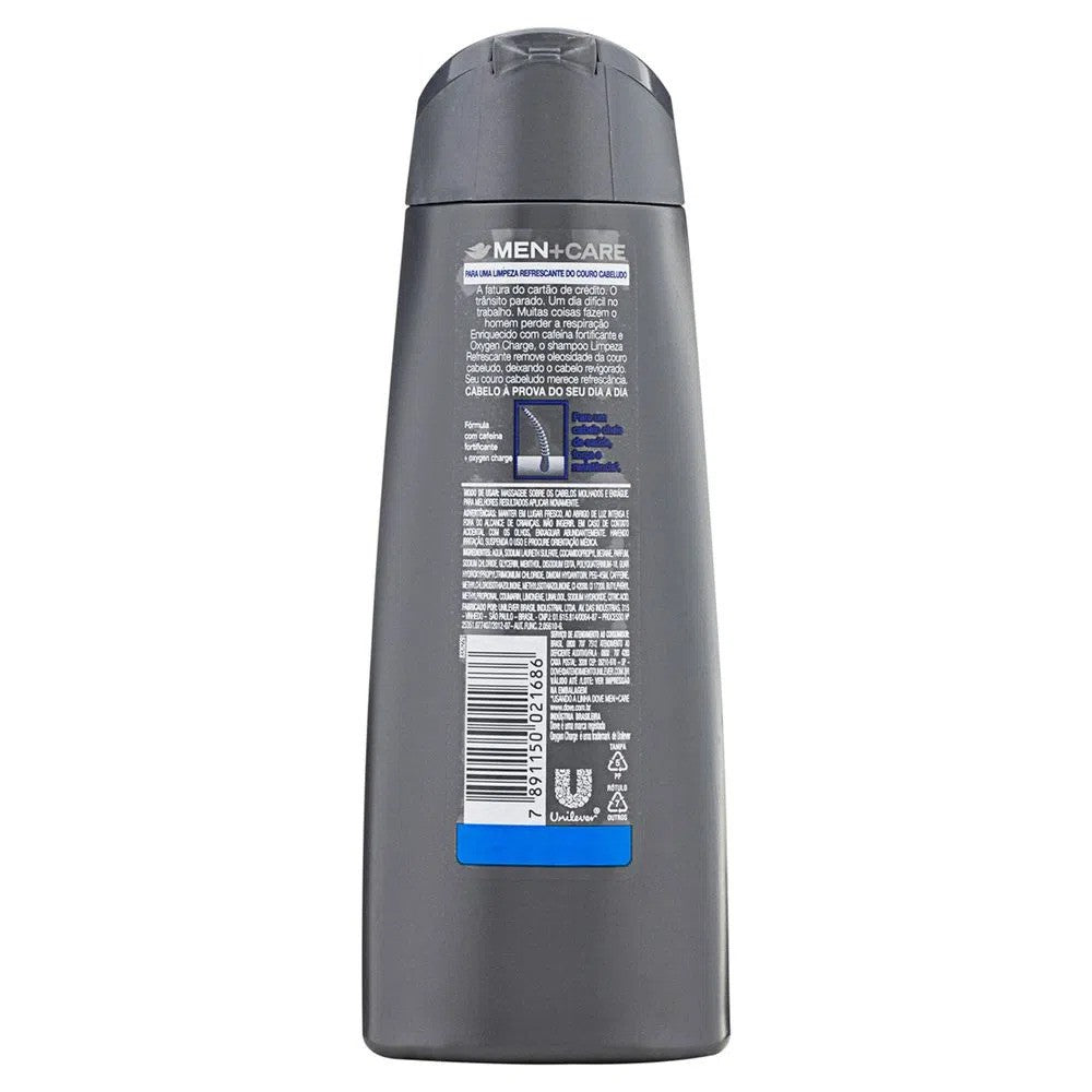 Shampoo Limpeza Refrescante Dove Men Care 200ml - Shopmano