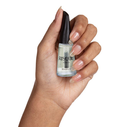 Esmalte Base Semibrilho Risqué Homem 8ml - Shopmano