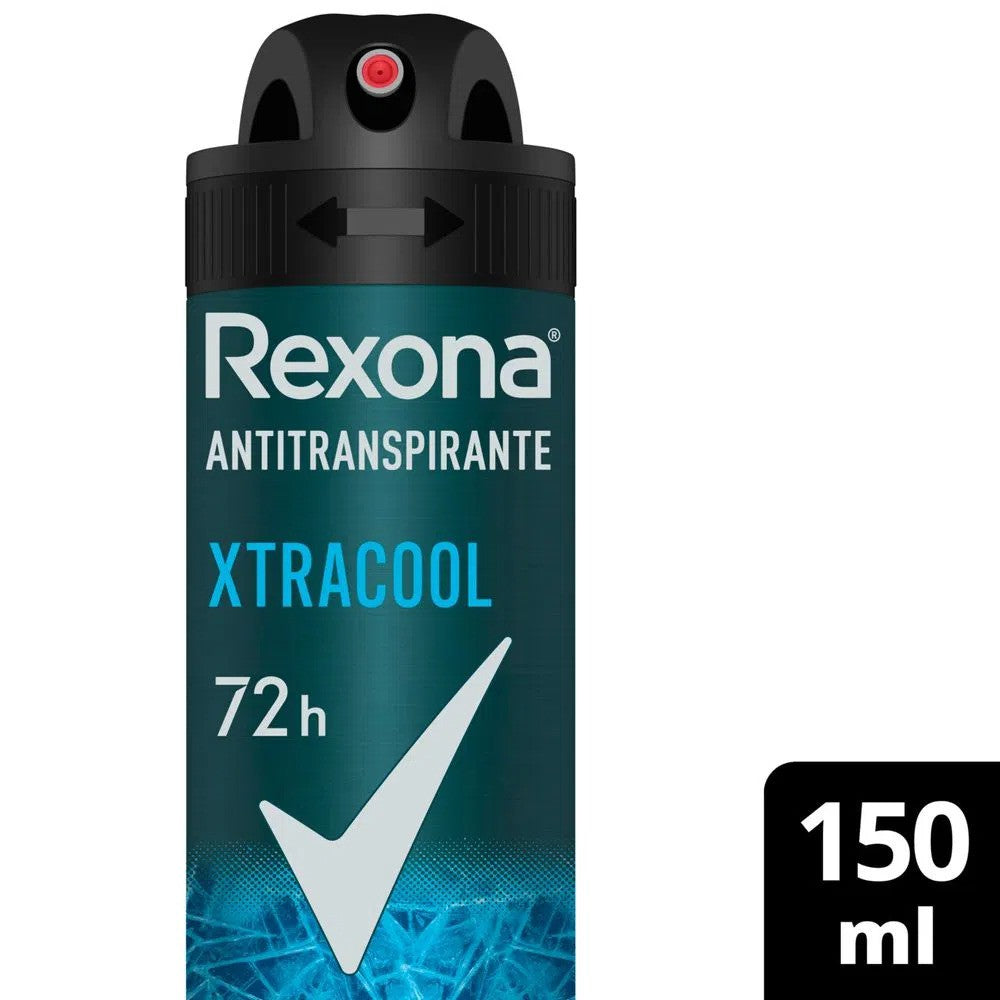 Desodorante Aerosol Masculino Xtracool Rexona Men 150ml - Shopmano