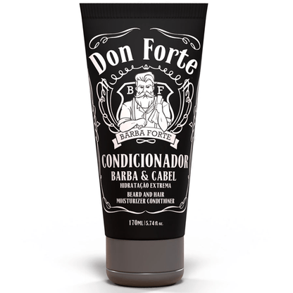 Kit Shampoo Condicionador Barba Cabelo Don Juan Barba Forte